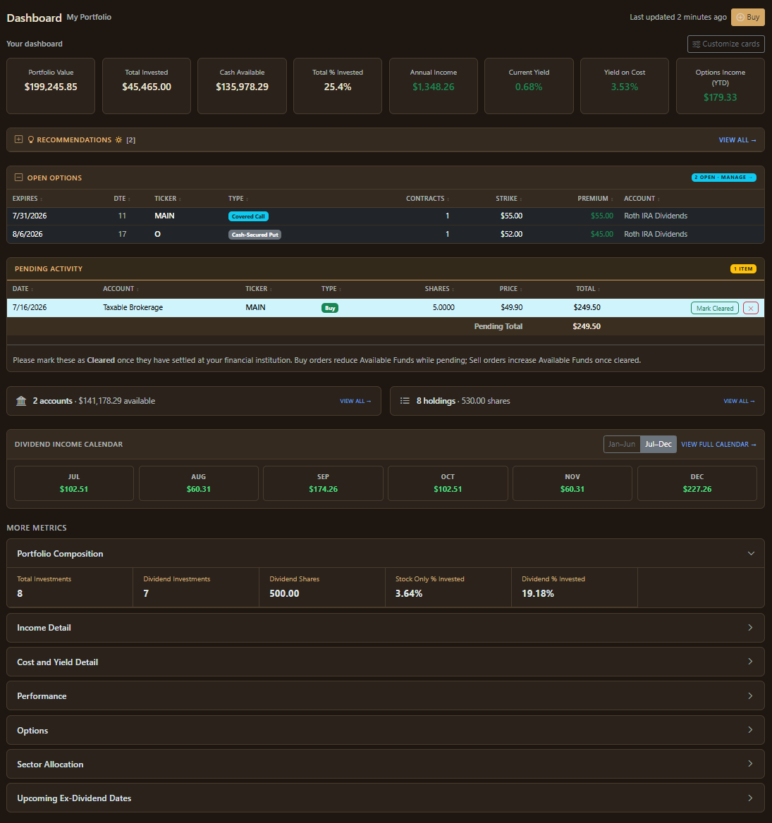 Dashboard