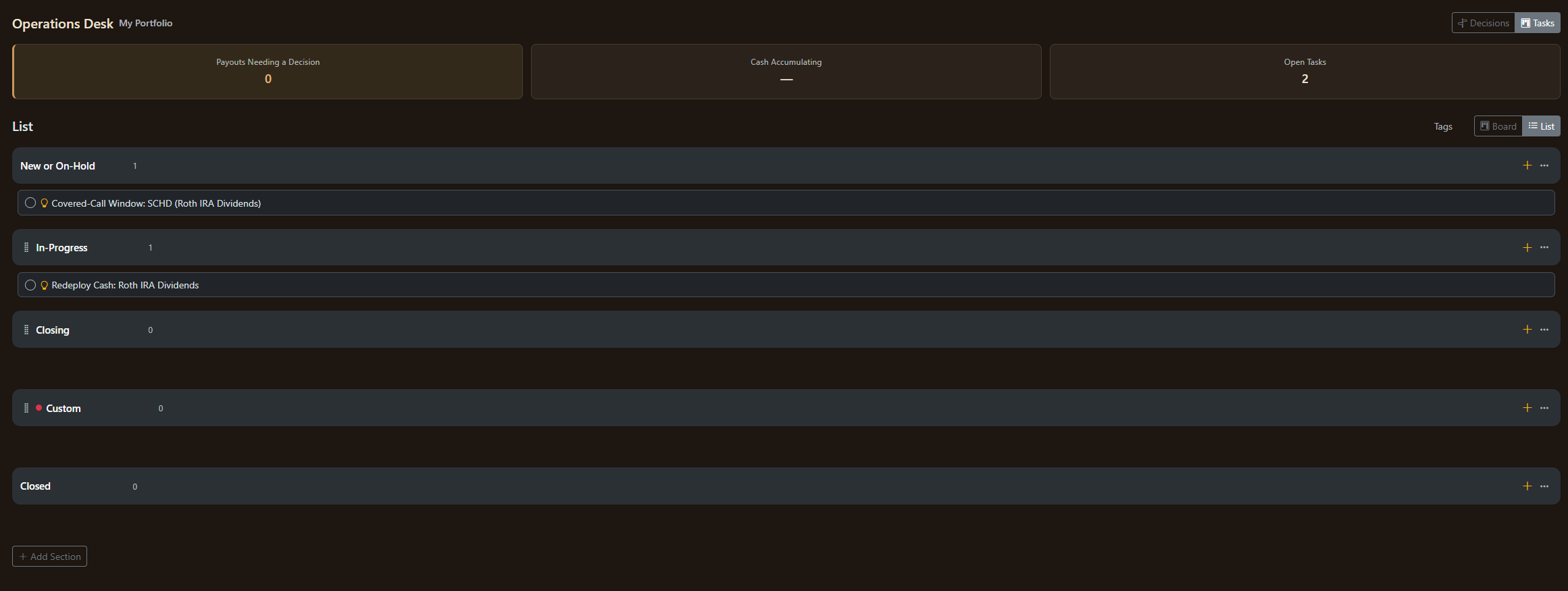 List view vs Kan Ban