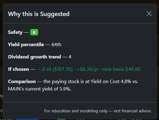 Suggestion Analysis (Reason)